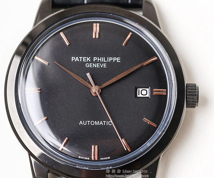 百達翡麗PATEK PHILPPE LS精品 2019春夏季新款 簡約時尚 9015全自動機芯 經典黑 超薄 高檔男士腕表  wssb5192